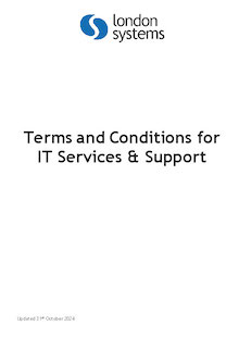 Terms and Conditions Services and Support